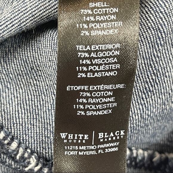 WHITE HOUSE BLACK MARKET Crop Leg Jeans Women's Size 4 - Picture 7 of 13